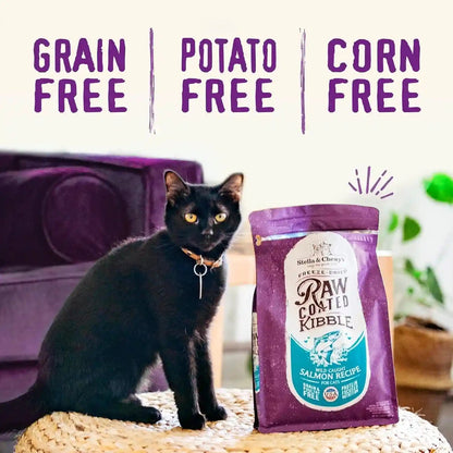 Stella & Chewy'S Raw Coated Cat Food - High Protein, Grain-Free Kibble with Cage-Free Chicken - Premium Digestive Support with Probiotics - Natural Small Kibble - Perfect for Picky Eaters - 2.5Lb Bag6