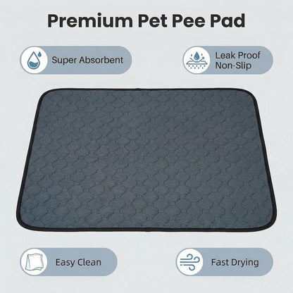 2 Pcs Guinea Pig Cage Liners - Washable Guinea Pig Pee Pads, Waterproof Reusable & anti Slip Guinea Pig Bedding Fast and Super Absorbent Pee Pad for Small Animals Rabbit Hamster Rat3