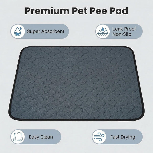 2 Pcs Guinea Pig Cage Liners - Washable Guinea Pig Pee Pads, Waterproof Reusable & anti Slip Guinea Pig Bedding Fast and Super Absorbent Pee Pad for Small Animals Rabbit Hamster Rat3