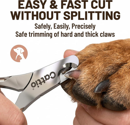 Dog Nail Clippers - All Steel Material, Built-In Spring,Heavy Duty Dog Nail Trimmer Full Metal Razor Sharp Professional for All Dogs Cats with Thick Toena,Dog Nail Trimmers4