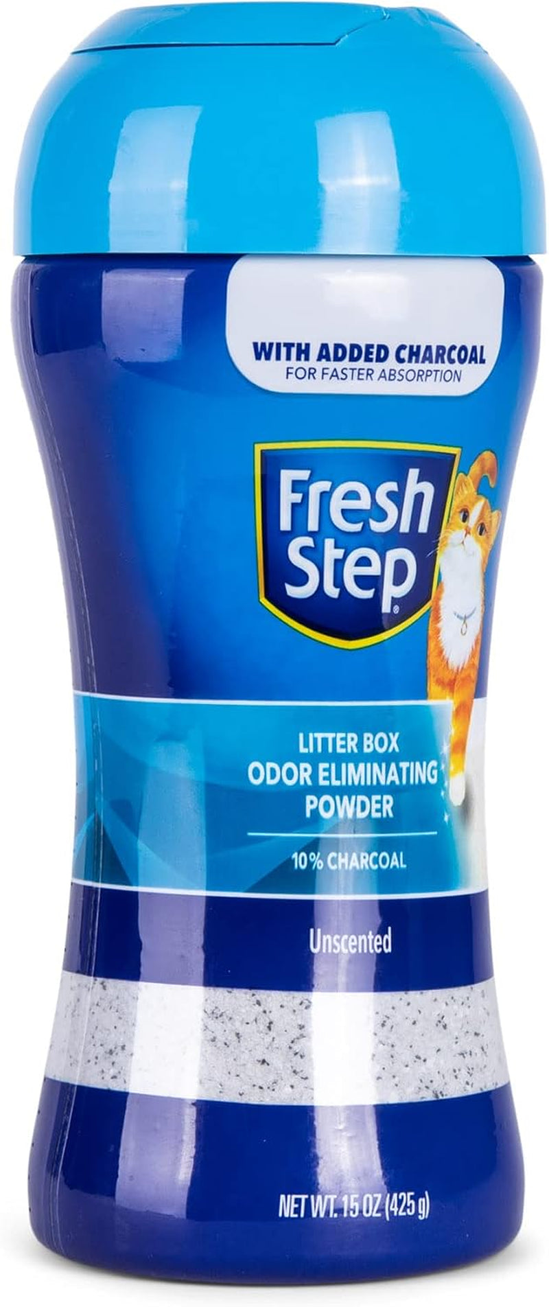 fresh-step-odor-eliminator-powder-unscented-charcoal-formula-15-ounces-sifting-pour-cap-for-litter-boxes