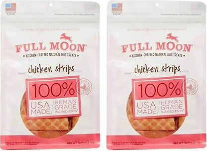 Full Moon® Chicken Strips 12 Oz | Human Grade, No Corn, No Wheat, No Soy, Glycerin Free, Made in the USA8
