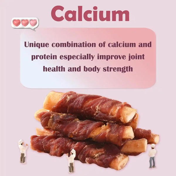 Dog Treats, Duck Wrapped Beef Cartilage Dog Chews, Long Lasting Grain Free Rawhide Free Natural Dental Dog Bones, Teeth Cleaning Training Treats for Small Medium Large Dogs Healthy Pet Snacks3