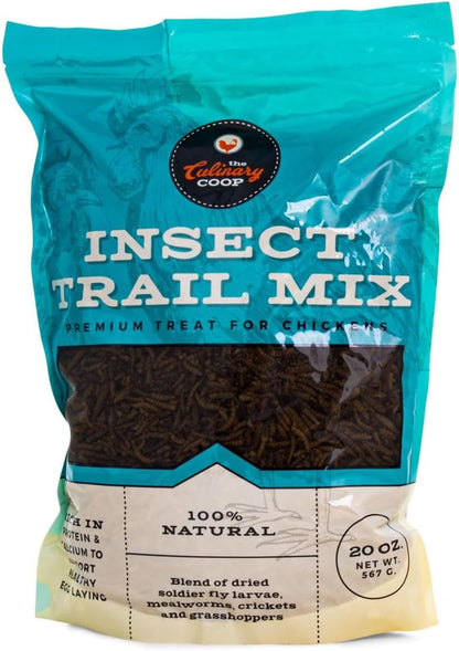 Fluker'S Culinary Coop Premium Chicken Treats, Dried Insect Trail Mix, 20 Oz1