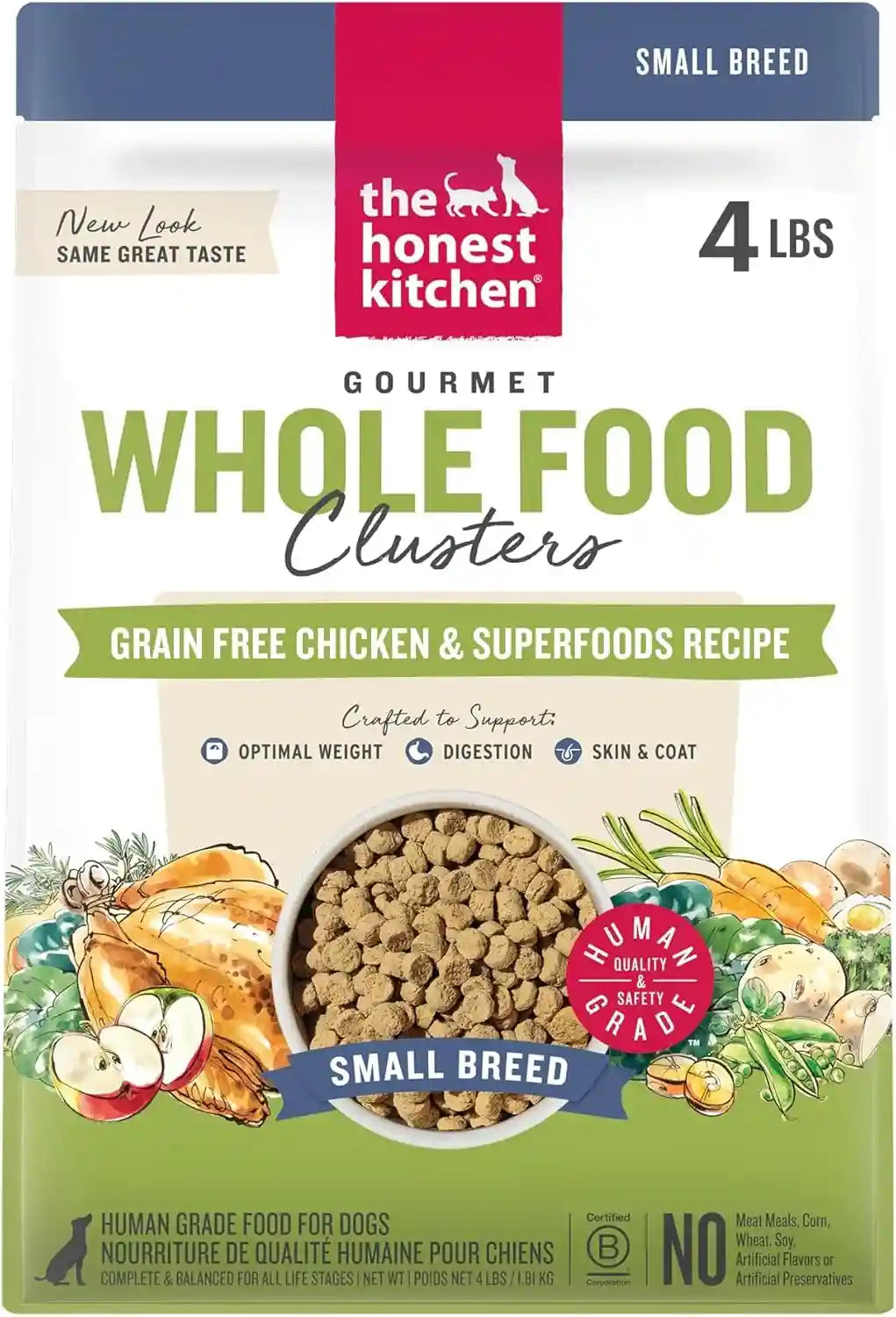 the-honest-kitchen-whole-food-clusters-small-breed-grain-free-chicken-dry-dog-food-4-lb-bag