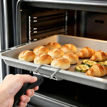 2 Pcs Toaster Ovens, Air Fryer Accessories for Air Fryer Pans Oven Rack Puller, Practical Tool for Oven Daily Application4