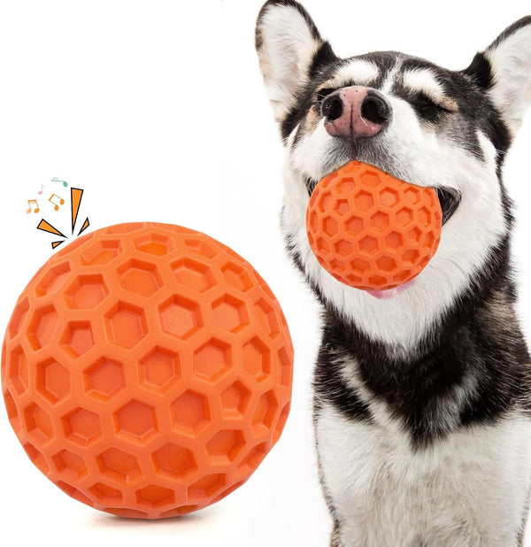 Tough Dog Chew Toys for Aggressive Chewers, Indestructible Dog Balls for Aggressive Chewers, Squeaky Balls for Dogs, Squeaky Toys for Large Dogs, Funny Heavy Duty Ball13