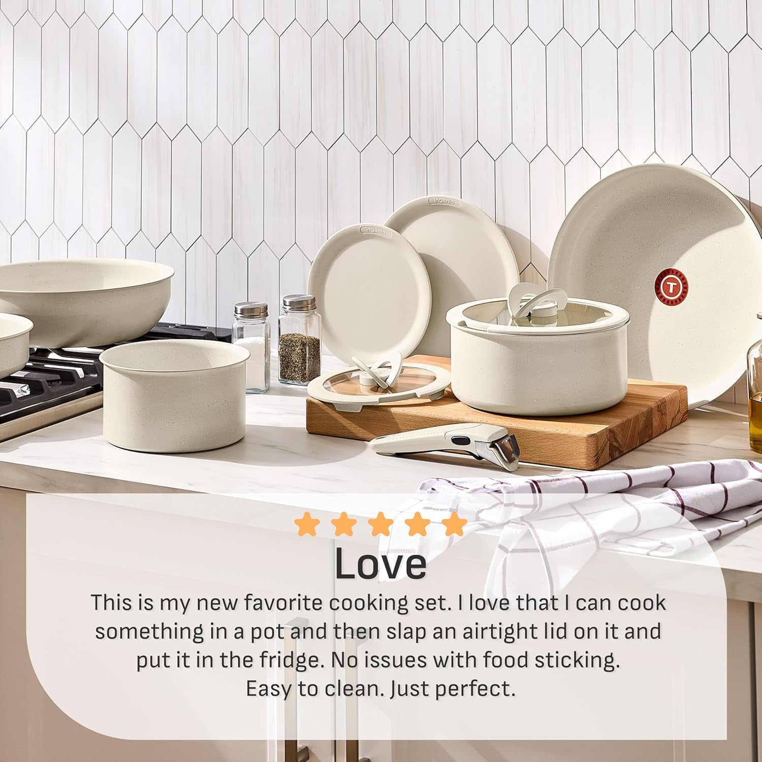 ingenio-essentials-cookware-set-with-detachable-removable-handle-11-piece-granite-titanium-non-stick-oven-broiler-safe-500f-stackable-pots-and-pans-set-frying-pans-dishwasher-safe-beige