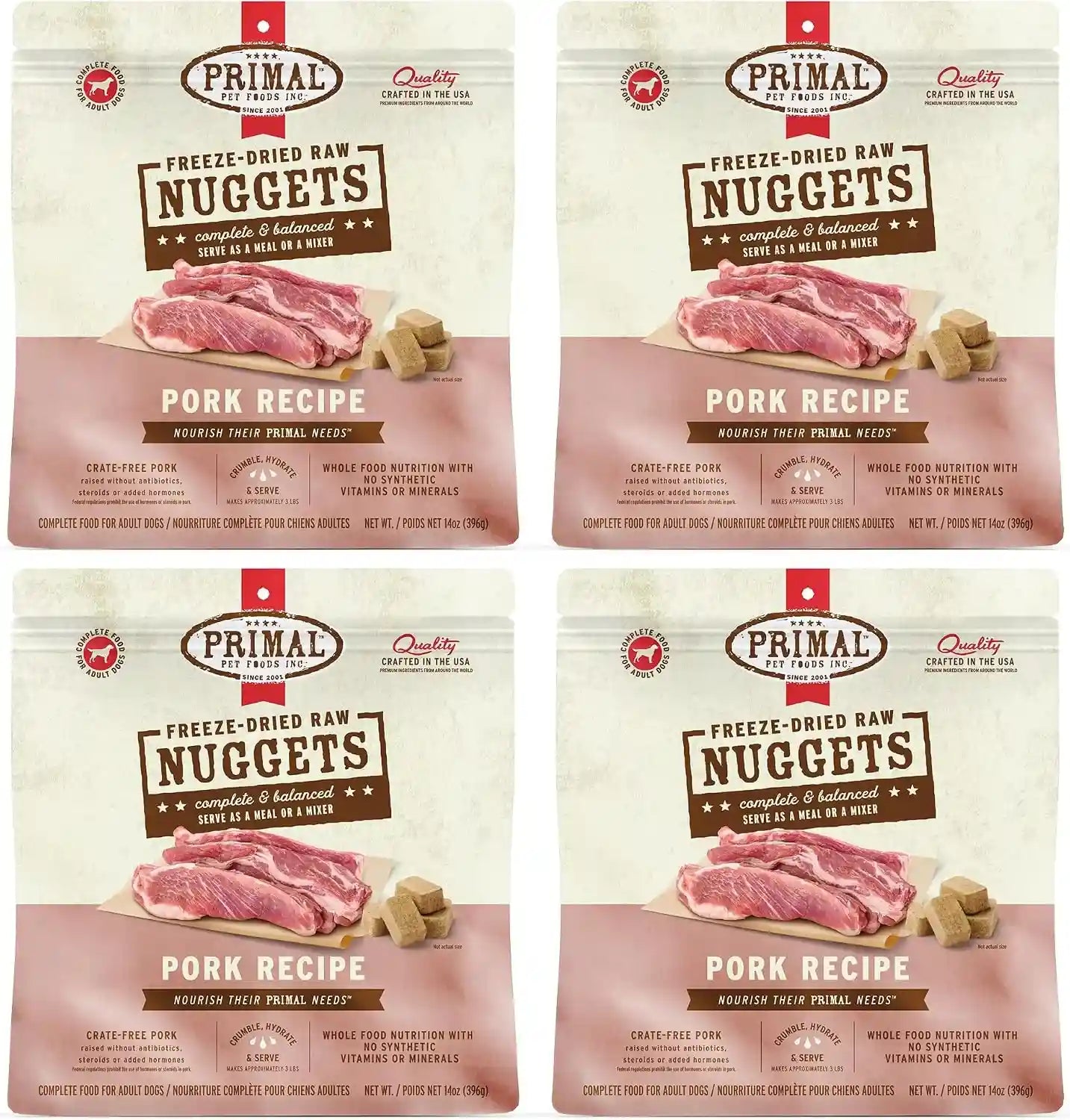 primal-freeze-dried-dog-food-nuggets-chicken-complete-balanced-meal-topper-or-treat-premium-healthy-grain-free-high-protein-raw-dog-food-14-oz-complete-balanced-nutrition-meal-topper-or-treat-grain-free-high-protein-no-synthetic-vitamins-minerals
