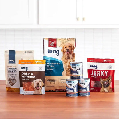 Amazon Brand - Wag Wholesome Grains Dry Dog Food with Salmon and Brown Rice, 30 Lb Bag (Pack of 1)7
