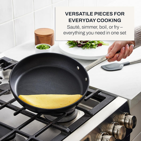All-Clad HA1 Hard Anodized Nonstick Fry Pan 12 Inch Induction Oven Broiler Safe 500F, Lid Safe 350F Pots and Pans, Cookware Black6