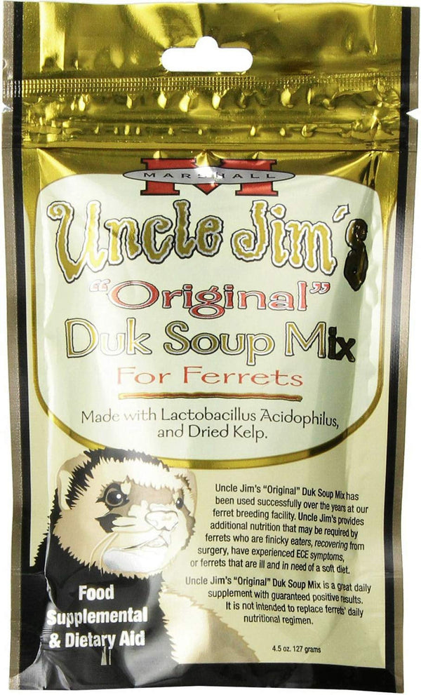 Marshall Uncle Jim'S Original Duk Soup Mix for Ferrets 1.69Lb (6 X 4.5Oz)1