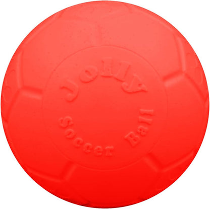 Jolly Pets Large Soccer Ball Floating-Bouncing Dog Toy, 8 Inch Diameter, Ocean Blue | Large 8 Inch Durable Dog Soccer Ball for Dogs 60 to 90 Lbs, Won'T Deflate When Punctured, Floats for Water Play, Made in USA11