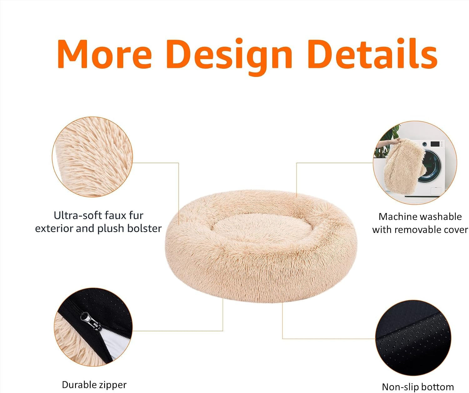amazon-basics-washable-donut-pet-bolster-faux-fur-bed-with-removable-cover-anti-slip-bottom-for-dog-beige-23-x-23