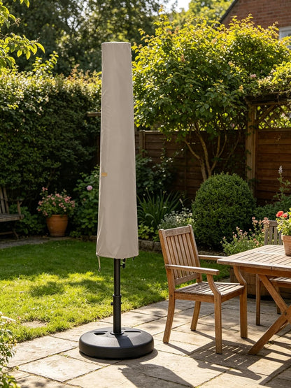 Umbrella Cover for 6Ft to 9Ft Patio Umbrellas, Waterproof and Durable Market Umbrella Cover with Zipper and Rod7