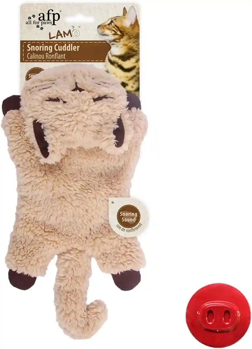 all-for-paws-cat-toys-for-indoor-cats-purring-cat-cat-plush-toy-cat-pillow-anxiety-toys-kitten-toys-pet-toy