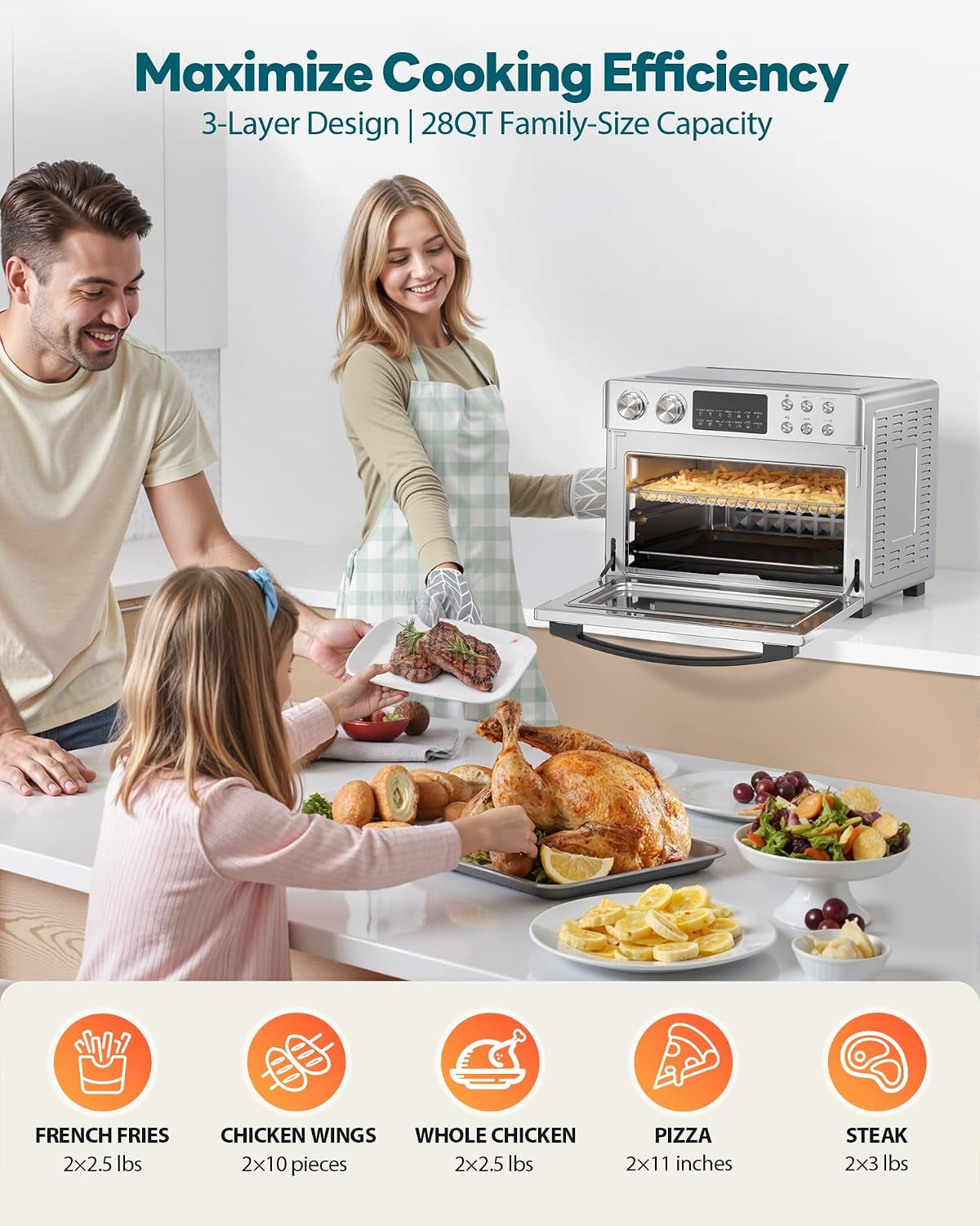 28qt-air-fryer-toaster-oven-combo-large-12-in-1-convection-countertop-oven-with-next-gen-heatwave-convection-3-layer-cooking-rotisserie-for-chicken-fits-11-pizza-all-accessories-stainless-steel