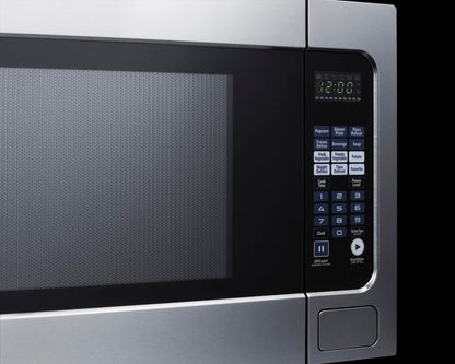 Summit Microwave Oven, Stainless Steel- SMBI27 | 2.2 Cu.Ft. Capacity, Countertop C1200W2