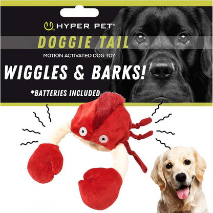 Hyper Pet Doggie Tail Interactive Plush Automatic Dog Toy, Wiggles, Barks | Durable Boredom Buster with Batteries Included, Vibrating Action Keeps Curious Pups of All Breeds Engaged and Entertained11