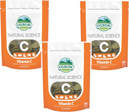 Oxbow Natural Science Small Animal Vitamin C Supplement - 60 Count - 3 Pack1