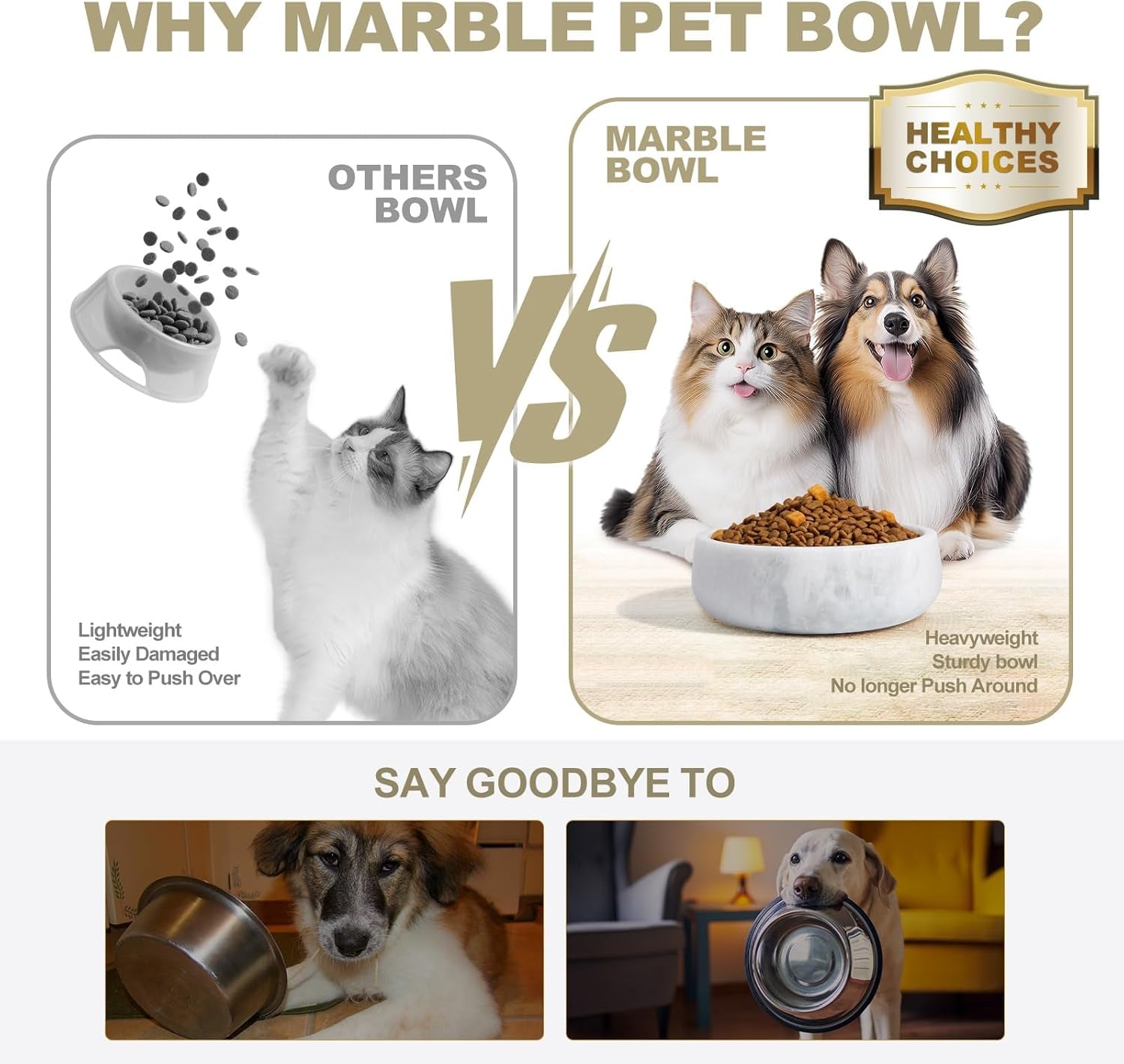 white-marble-dog-bowls-non-slip-dog-food-water-bowl-small-heavy-duty-pet-bowl-for-cats-and-medium-dogs-weighted-african-natural-marble-holds-4-cups5lbs