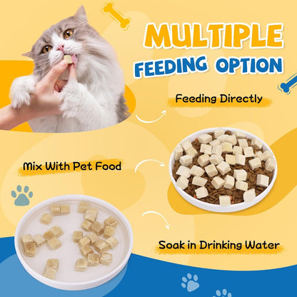 Gazeupon Freeze Dried Chicken Dog & Cat Treats, Single Ingredient | High Protein Training Treats, Food Topper for Picky Eaters, Grain Free, Natural Snacks for Puppies and Adult Dogs, 10.58 Oz4