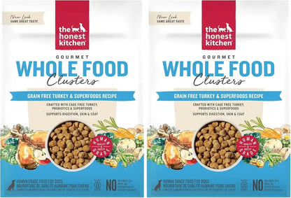 The Honest Kitchen Grain Free Beef & Superfoods Whole Food Clusters, Human Grade Dry Dog Food, Vet-Crafted Nutritional Support for Skin, Coat, Digestion & Overall Wellness, 5 Lb Bag15