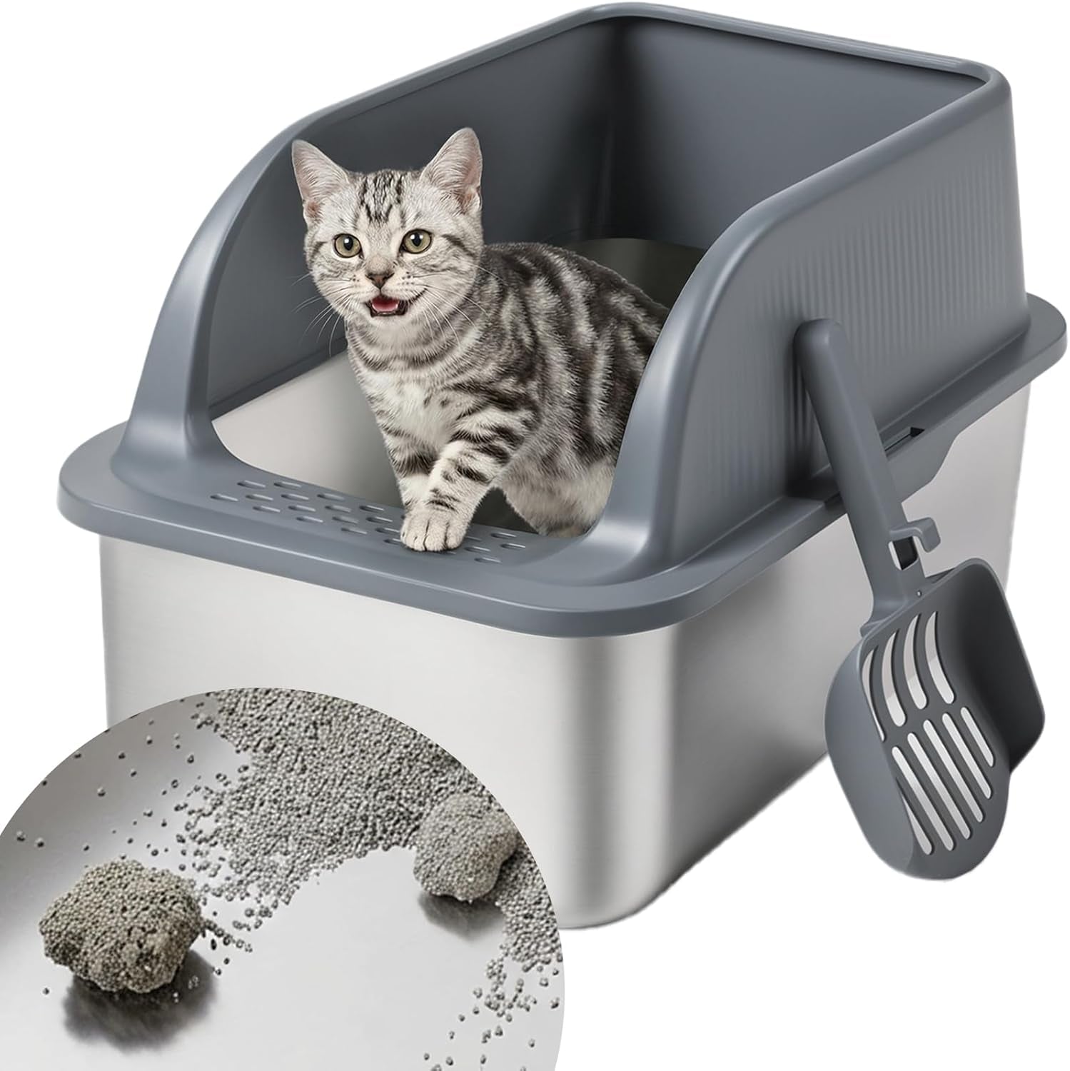 stainless-steel-litter-box-extra-large-enclosed-cat-litter-box-with-dual-entry-odor-control-lid-tool-free-assembly-premium-metal-litter-box-for-cats-multi-cat-dog-proof-homes-grey