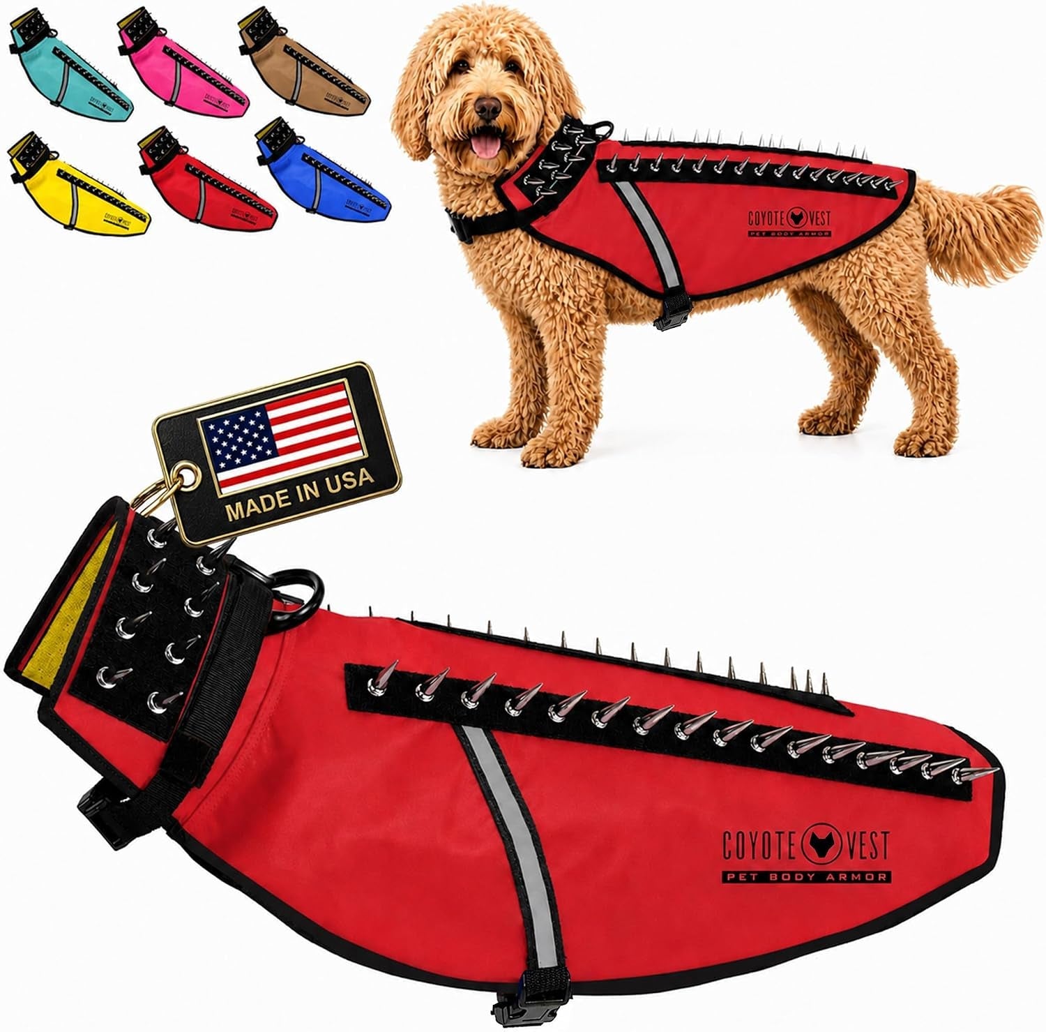 coyotevest-dog-harness-stab-resistant-coyote-vest-small-neon-pink-reflective-stab-resistant-vest-helps-protect-small-dogs-from-coyotes-aggressive-dogs-and-birds-of-prey-made-in-the-usa