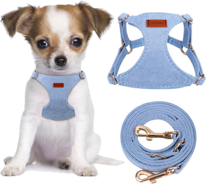 CHEDE No Pull Puppy Harness and Multifunction Dog Leash Set- 8 Colors Soft Adjustable No Choke Escape Proof Cute,Lightweight Pet Vest Harness for Small and Medium Dog…17
