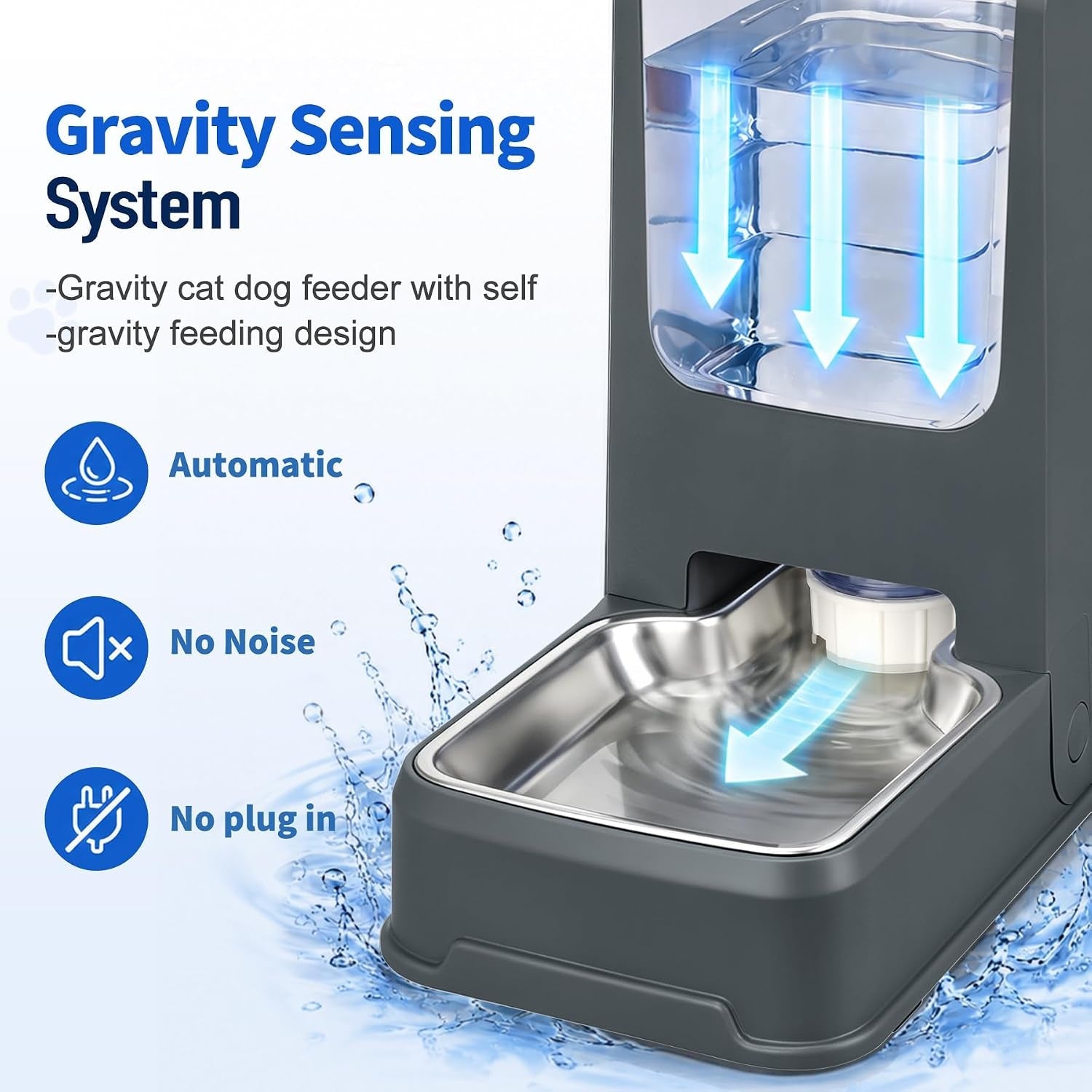2-pack-automatic-cat-feeder-and-water-dispenser-set-with-dog-stainless-steel-feed-bowl-pet-gravity-self-feeding-and-waterer-large-capacity-for-small-medium-large-dogs-puppy-kitten