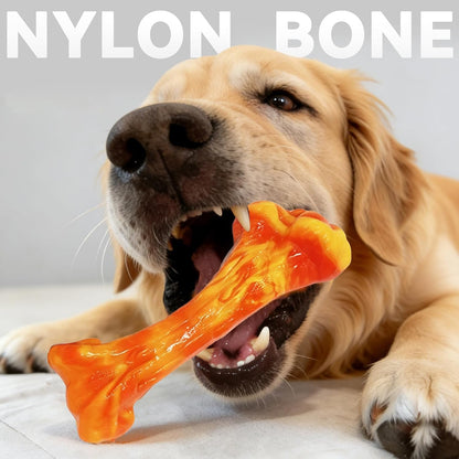 3-Pack Dog Chew Toys for Aggressive Chewers, Indestructible Bone | Tough Dog Toys for Medium Large Breed to Keep Them Busy,Dental Textured, Long Lasting,Beef Flavor3