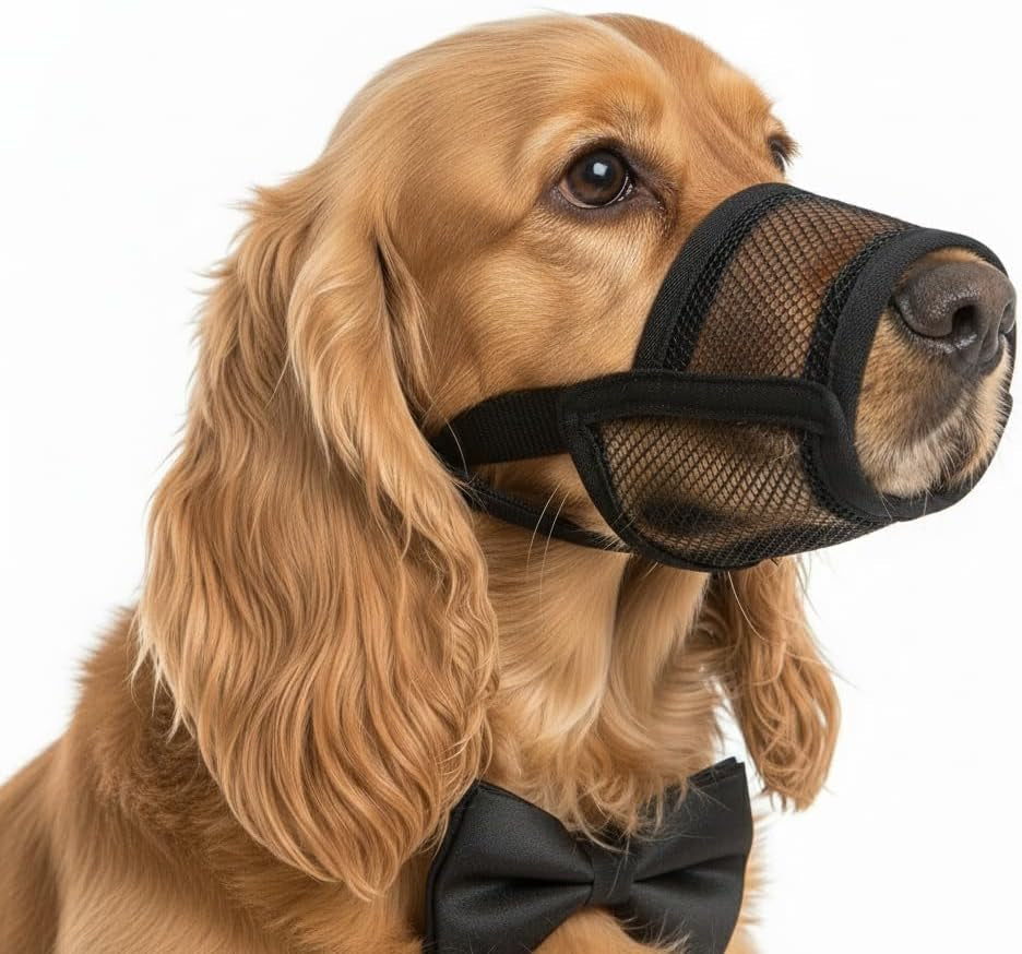 dog-muzzle-medium-sized-dogs-soft-muzzle-for-medium-sized-dog-with-air-mesh-mussle-to-stop-biting-barking-and-chewing-allows-panting-and-drinking