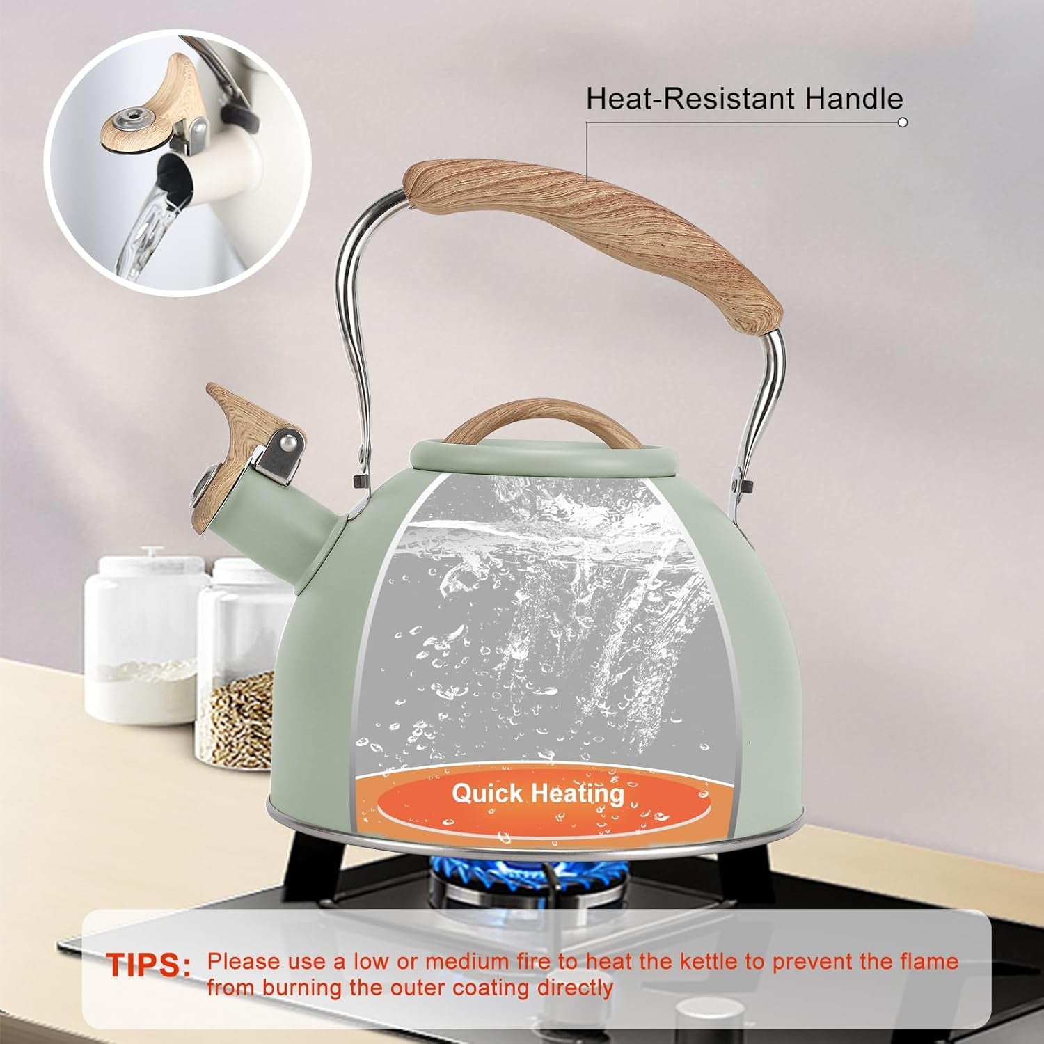 tea-kettle-100-oz-3-liter-whistling-tea-kettle-tea-pots-for-stove-top-food-grade-stainless-steel-with-wood-pattern-folding-handle-loud-whistle-kettle-for-tea-coffee-milk-green