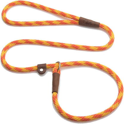 Mendota Pet Slip Leash - Dog Lead and Collar Combo - Made in the USA - Mocha, 3/8 in X 6 Ft - for Small/Medium Breeds48