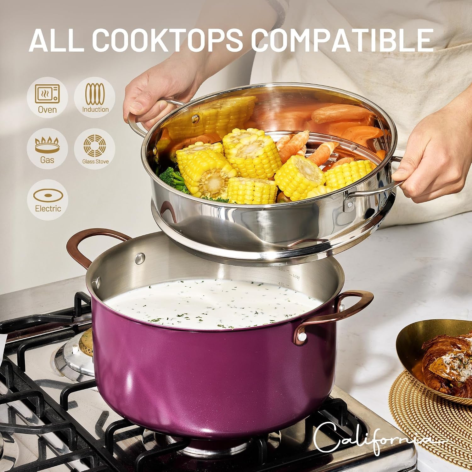 8qt-full-clad-tri-ply-stainless-steel-stock-pot-with-lid-kitchen-stockpot-soup-pot-outer-ceramic-layer-even-heating-all-stoves-compatible-oven-dishwasher-safe-stay-cool-handle-purple