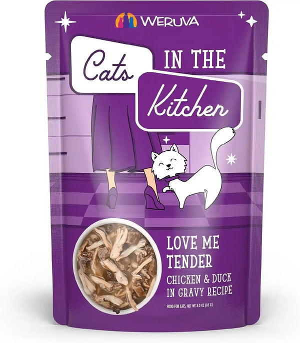 Weruva Cats in the Kitchen, Pantry Party Pouch Variety Pack in Gravy Cat Food, 3Oz Pouch (Pack of 12)15