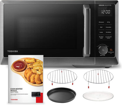 Inverter Countertop Microwave Oven Air Fryer Combo MASTER Series, Broil, Convection, Speedy Combi, Even Defrost 11.3'' Turntable Sound On/Off, 27 Auto Menu&47 Recipes | Broil, Convection, Speedy Combi, Even Defrost 11.3'' Turntable, Sound On/Off, 27 Auto Menu & 47 Recipes1