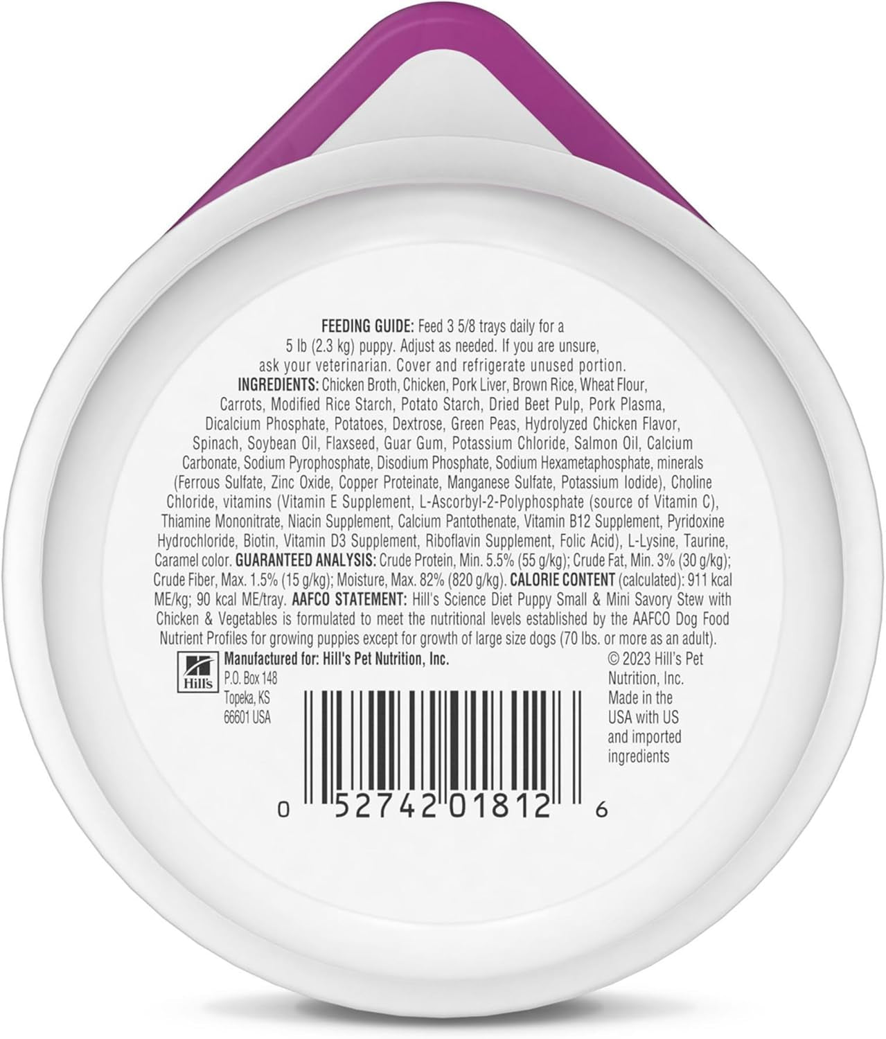 hills-science-diet-puppy-small-mini-wet-dog-food-1-veterinarian-recommended-chicken-vegetables-3-5-oz-trays-12-pack