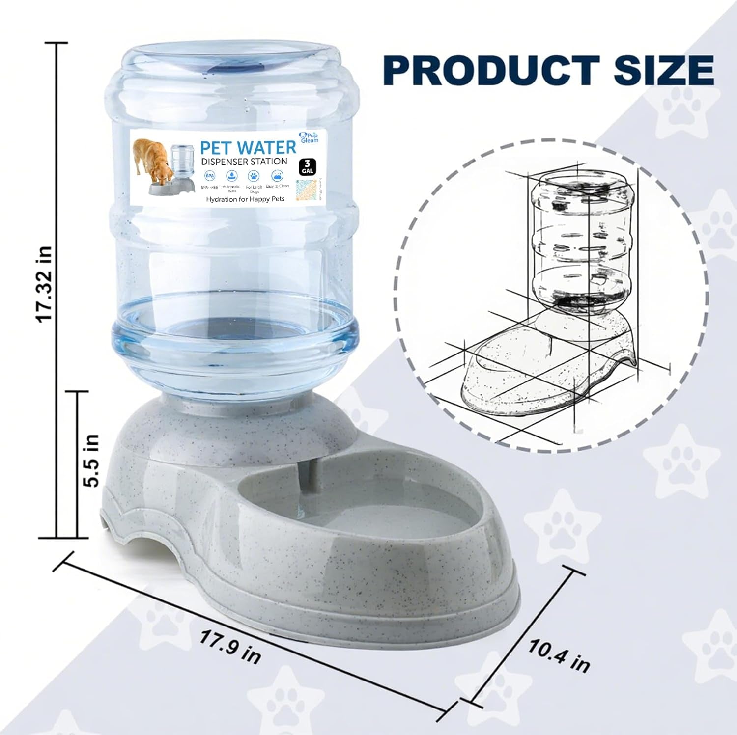 3-gallon-large-dog-water-dispenser-automatic-gravity-pet-waterer-station-for-large-dogs-and-multiple-pets-indoor-outdoor-dog-water-bowl-with-anti-slip-base-bpa-free-grey