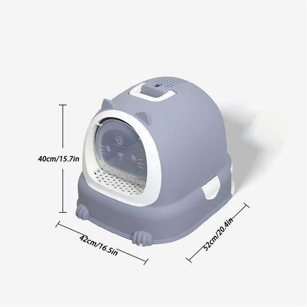 Dog Potty Training Toilet ﻿ Cat Litter Tray Fully Enclosed Large Drawer Type Toilet Oversized Poop Bowl Deodorant and Anti-Splashing and Pet with Spoon(A)6