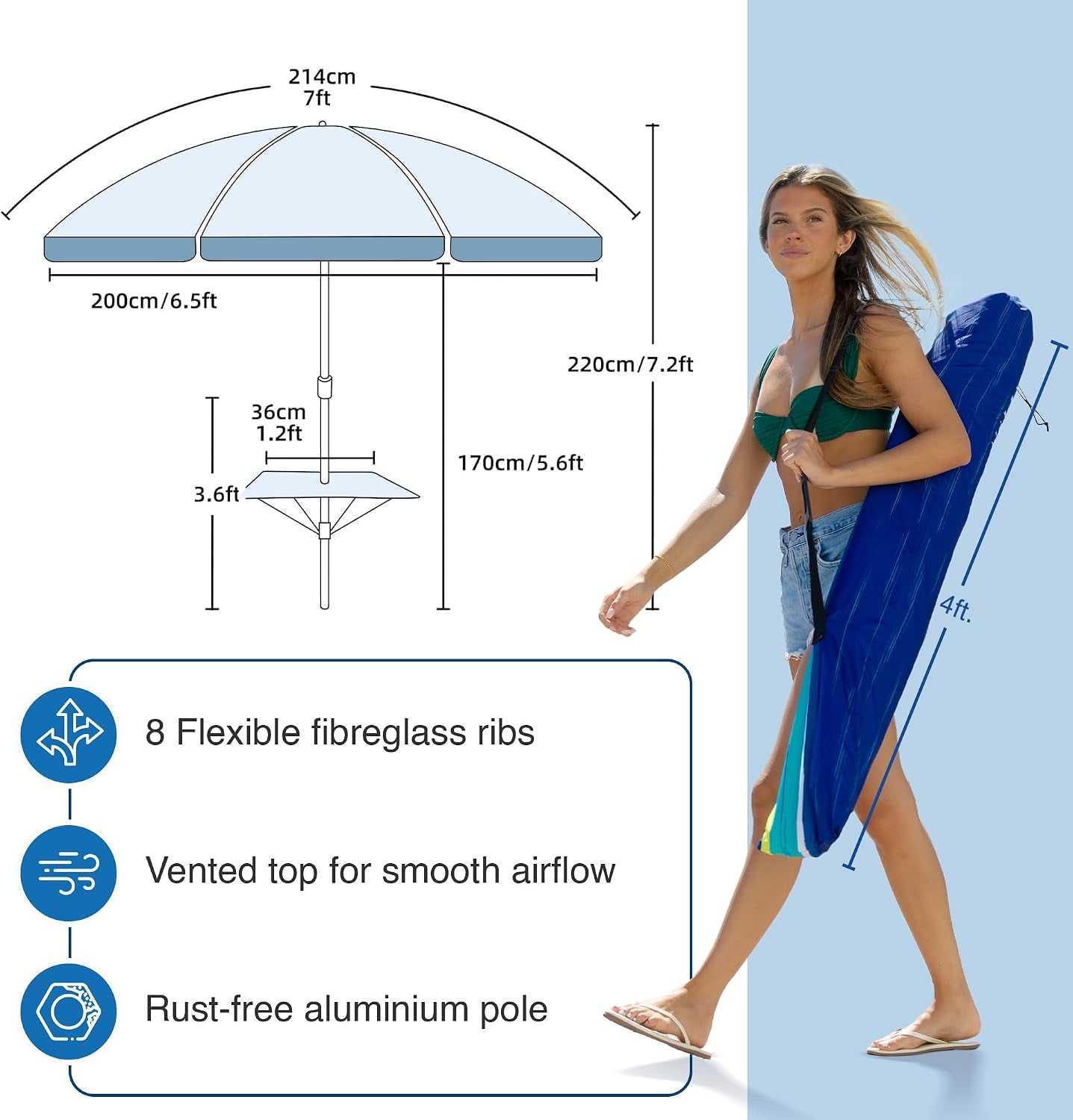 7ft-heavy-duty-high-wind-beach-umbrella-with-sand-anchor-built-in-table-tray-vent-tilt-pole-upf-50-windproof-portable-outdoor-umbrellas-carry-bag-for-patio-garden-pool-backyard-stripe