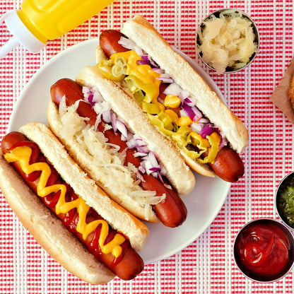 Oscar Mayer Extra Large 8 Hot Dog Roller & Bun Toaster Oven- Stainless Steel Grill Rollers for Cooking Veggie Sausages & Brats- Multi-Use Warming Oven with Adjustable Timer for Parties - Red6
