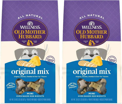 Old Mother Hubbard Wellness P-Nuttier Dog Biscuits, Natural, Training Treats, Peanut Butter Flavor, Mini Size, (20 Ounce Bag)11