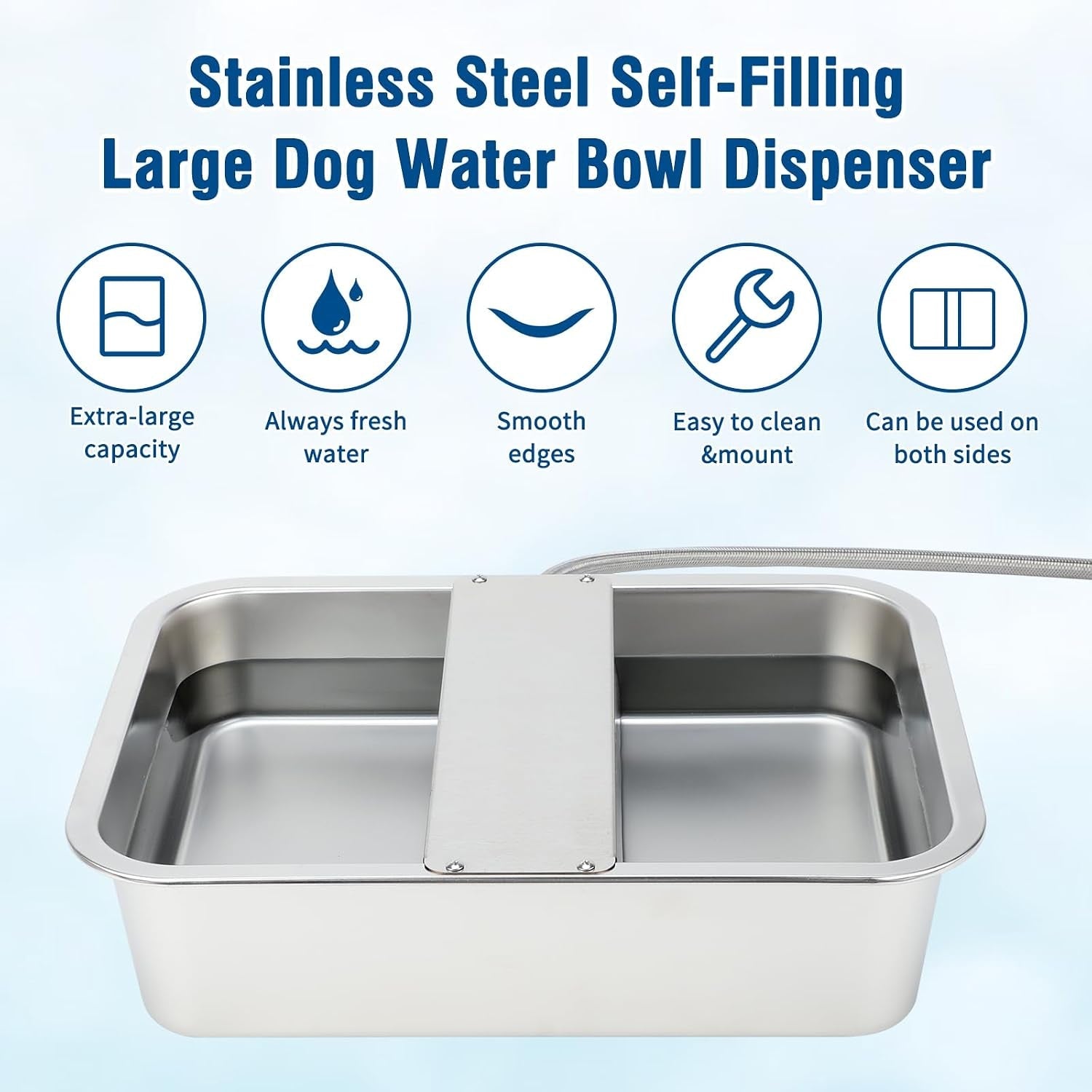bwogue-3-gal-automatic-dog-water-dispenser-stainless-steel-bowl-for-dogs-automatic-dog-water-bowl-dispenser-float-valve-control-outdoor-use-easy-to-mount-clean-large-dogs-cats-chickens