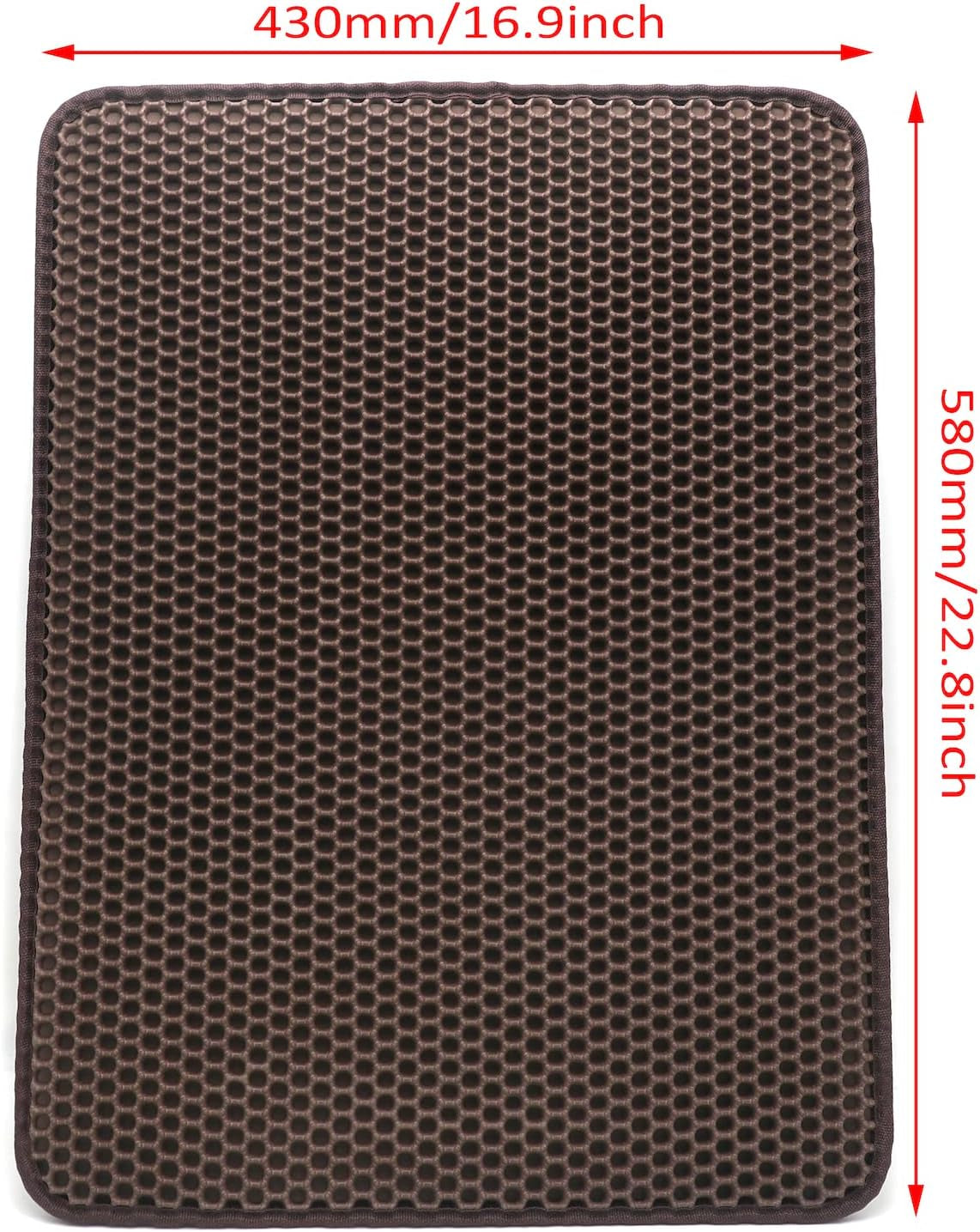 httmt-23x17-inch-pet-supplies-cats-litter-housebreaking-58x43-brown-cat-litter-mat-double-layer-pad-trapper-folding-pad-eva-foam-rubber