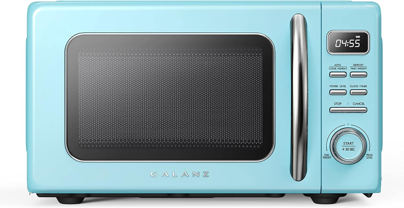 glcmkz07ber07-retro-countertop-microwave-oven-with-auto-cook-reheat-defrost-quick-start-functions-easy-clean-with-glass-turntable-pull-handle-7-cu-ft-blue-keurig-k-mini
