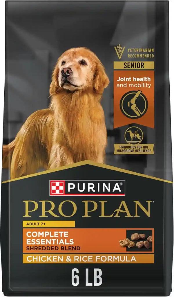 Purina Pro Plan Senior Dog Food with Probiotics for Dogs, Shredded Blend Chicken & Rice Formula - 34 Lb. Bag12