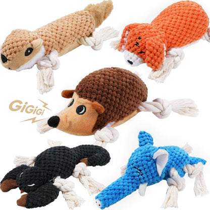 LEGEND SANDY Squeaky Plush Dog Toy Pack for Puppy, Small Stuffed Puppy Chew Toys 12 Dog Toys Bulk with Squeakers, Cute Soft Pet Toy for Small Medium Size Dogs10