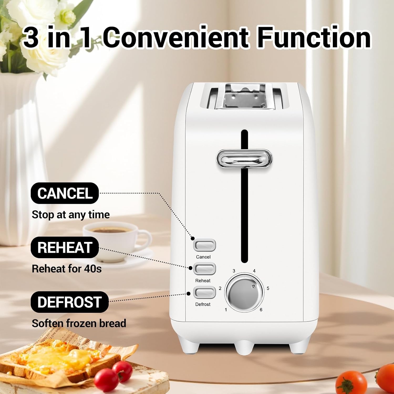 stainless-steel-toaster-2-slice-slim-10-single-long-slot-white-6-shade-settings-extra-wide-slot-fits-bagels-artisan-bread-defrost-cancel-function-removable-crumb-tray